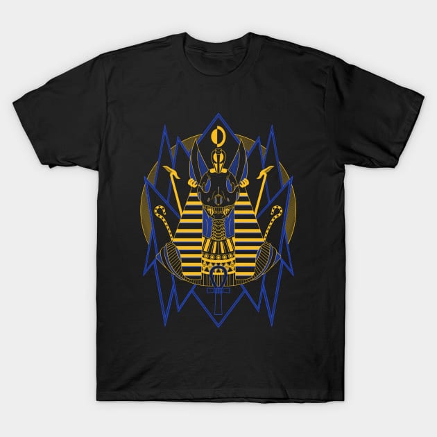 Anubis Neon T-Shirt by Thrylos Store